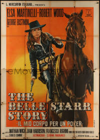 7c0462 BELLE STARR STORY Italian 2p 1968 Lina Wertmuller, art of sexy cowgirl Elsa Martinelli!