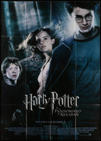 7c0550 HARRY POTTER & THE PRISONER OF AZKABAN Italian 2p 2004 Daniel Radcliffe, Emma Watson, Grint!