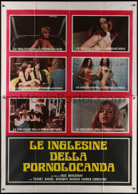 7c0586 LA BONNE AUBERGE Italian 2p 1981 six sexy images with censored nudity, rare!