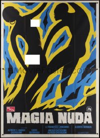 7c0619 MONDO MAGIC Italian 2p 1977 Magia Nuda, Spagnoli art of obligatory naked African natives!