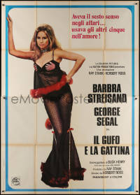 7c0643 OWL & THE PUSSYCAT Italian 2p 1970 sexiest Barbra Streisand, no longer a story for children!