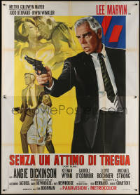 7c0651 POINT BLANK Italian 2p 1968 Lee Marvin, Angie Dickinson, John Boorman noir, different art!