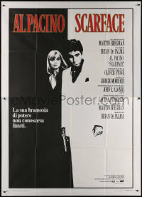 7c0677 SCARFACE Italian 2p 1984 Al Pacino as Tony Montana, Michelle Pfeiffer, De Palma, Oliver Stone