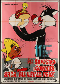 7c0689 SILVESTRO E GONZALES: SFIDA ALL'ULTIMO PELO Italian 2p 1968 Sylvester, Tweety, Speedy & Bugs!