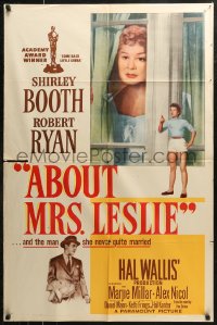 7d0556 ABOUT MRS. LESLIE 1sh 1954 Shirley Booth, Robert Ryan, the man she never quite married!