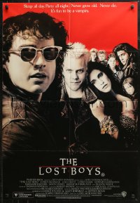 7d0282 LOST BOYS Aust 1sh 1987 teen vampire Kiefer Sutherland, directed by Joel Schumacher!