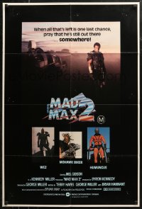 7d0283 MAD MAX 2: THE ROAD WARRIOR Aust 1sh 1981 Miller, Mel Gibson returns in Mad Max sequel!