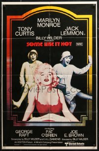 7d0294 SOME LIKE IT HOT Aust 1sh R1980 sexy Marilyn Monroe, Tony Curtis & Jack Lemmon in drag!