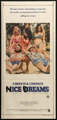 7d0342 CHEECH & CHONG'S NICE DREAMS Aust daybill 1981 they make lots of money selling ice cream!