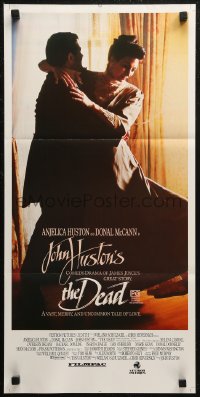 7d0359 DEAD Aust daybill 1987 John Huston directed, great image of Anjelica Huston dancing!