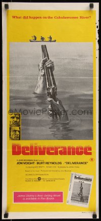 7d0361 DELIVERANCE Aust daybill 1972 Jon Voight, Burt Reynolds, Ned Beatty, John Boorman classic!