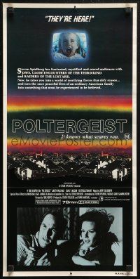 7d0451 POLTERGEIST Aust daybill 1982 Tobe Hooper horror classic, they're here, Heather O'Rourke!