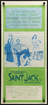 7d0472 SAINT JACK Aust daybill 1980 Ben Gazzara in the title role, Denholm Elliott, Bogdanovich