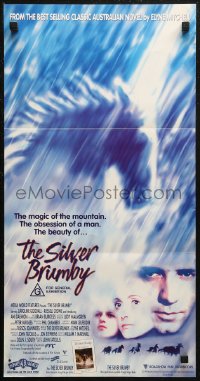 7d0478 SILVER BRUMBY Aust daybill 1993 Caroline Goodall, Russell Crowe in horse drama!