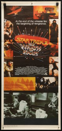 7d0490 STAR TREK II Aust daybill 1982 The Wrath of Khan, Leonard Nimoy, William Shatner