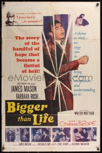 7d0616 BIGGER THAN LIFE 1sh 1956 James Mason is prescribed Cortisone & becomes addicted!