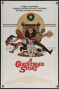 7d0685 CHRISTMAS STORY NSS style 1sh 1983 best classic Christmas movie, art by Robert Tanenbaum!
