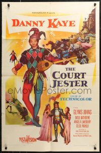 7d0713 COURT JESTER 1sh 1955 classic wacky Danny Kaye, Glynis Johns, Basil Rathbone