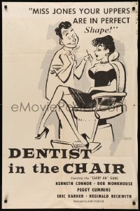 7d0737 DENTIST IN THE CHAIR 1sh 1961 Connor lets Miss Jones know her uppers are in perfecct shape!