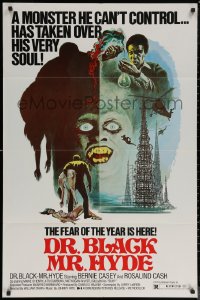 7d0763 DR BLACK MR HYDE 1sh 1976 Bernie Casey, black sci-fi horror, fear of the year is here!