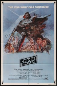7d0784 EMPIRE STRIKES BACK style B NSS style 1sh 1980 George Lucas classic, art by Tom Jung!