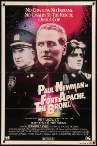 7d0809 FORT APACHE THE BRONX 1sh 1981 Paul Newman & Edward Asner as New York City cops!