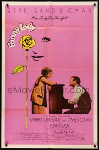 7d0828 FUNNY LADY int'l 1sh 1975 Barbra Streisand as Fanny Brice, James Caan, Sharif