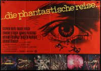 7d0202 FANTASTIC VOYAGE German 33x47 1966 Raquel Welch & scientists going into human brain!