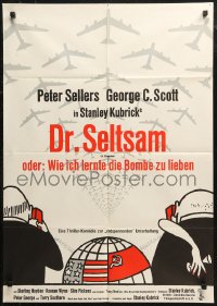 7d0233 DR. STRANGELOVE German 1964 Stanley Kubrick classic, Peter Sellers, Tomi Ungerer art!