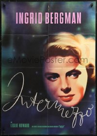 7d0242 INTERMEZZO German R1960 beautiful Ingrid Bergman is in love with violinist Leslie Howard!
