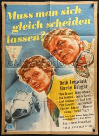 7d0248 MUSS MAN SICH GLEICH SCHEIDEN LASSEN German 1953 Leuwirk, Hardy Kruger, Ernst Litter art!