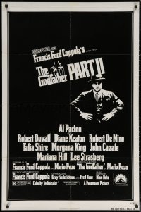 7d0851 GODFATHER PART II 1sh 1974 Al Pacino in Francis Ford Coppola classic sequel!