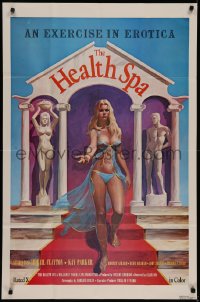 7d0880 HEALTH SPA 1sh 1979 a sexy exercise in erotica, art of sexiest Abigail Clayton by Collum!