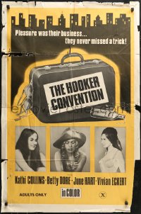 7d0895 HOOKER CONVENTION 1sh 1970s pleasure was their business... they never missed a trick!