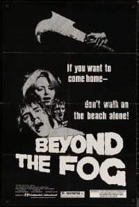 7d0898 HORROR ON SNAPE ISLAND 1sh R1980 Beyond the Fog, don't walk alone if you want to come home!