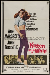 7d0947 KITTEN WITH A WHIP int'l 1sh 1964 Ann-Margret is out for kicks, every inch spells excitement!