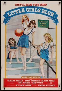 7d0962 LITTLE GIRLS BLUE 23x35 1978 Tamara Morgan, Debby Damboise, they'll blow your mind!