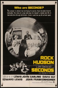 7d1165 SECONDS 1sh 1966 Rock Hudson buys himself a new life, John Frankenheimer!