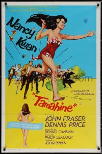 7d1257 TAMAHINE int'l 1sh 1964 sexy wild wahine Nancy Kwan, she loves the student body, they loved hers!