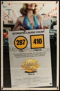 7d1312 USED CARS 1sh 1980 Robert Zemeckis, sexy image, title art by Roger Huyssen and Gerard Huerta