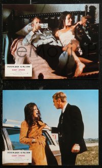 7d0122 GETAWAY 12 French LCs R1980 Steve McQueen, Ali McGraw, Sam Peckinpah directed!