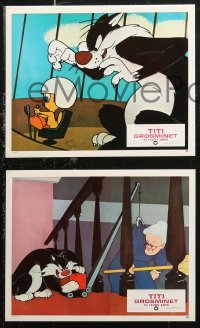 7d0163 TITI GROSMINET ET LEURS AMIS 6 French LCs 1970s Sylvester & Tweetybird animation!