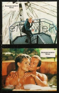 7d0127 VIEW TO A KILL 12 French LCs 1985 Roger Moore as James Bond 007, Walken, Grace Jones!