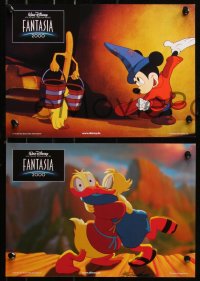 7d0191 FANTASIA 2000 8 German LCs 2000 Walt Disney cartoon set to classical music!