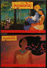 7d0179 POCAHONTAS 16 German LCs 1995 Disney, Native American Indians, great cartoon images!