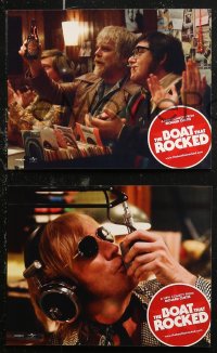 7d0025 PIRATE RADIO 8 non-U.S. LCs 2009 Richard Curtis' The Boat That Rocked, wacky images!