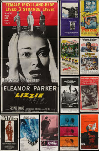 7f0290 LOT OF 15 FOLDED THREE-SHEETS 1950s-1970s great images from a variety of movies!
