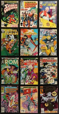 7f0134 LOT OF 12 MARVEL COMIC BOOKS 1980s-1990s Spider-Woman, X Factor, Silver Surfer & more!
