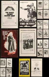 7f0302 LOT OF 26 UNCUT PRESSBOOKS 1970s advertising a variety of different movies!