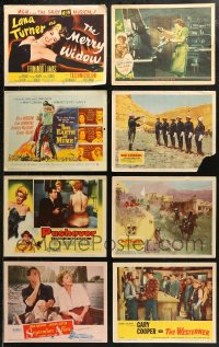 7f0280 LOT OF 20 LOBBY CARDS 1940s-1950s incomplete sets from a variety of different movies!